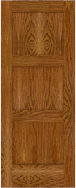 Flat  Panel   Jackson  Red Oak  Doors